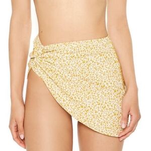 New. Floral Swim Cover Up. Sarong Skirt